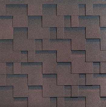 Битумная черепица, Katepal, Rocky цвет: спелый каштан, 3 м² / уп.