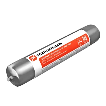 Герметик Технониколь полиуретановый, Logicflex, цвет: серый, уп 600 мл.