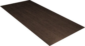 Плоский лист GL, 1250 х 2000 мм, с пленкой 0.45 мм, Print-double Premium, Antique Wood