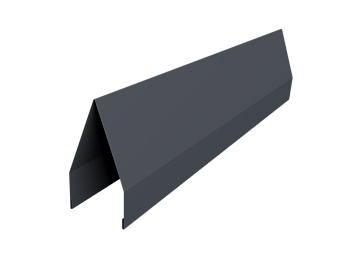 Ламель для забора жалюзи, Tokyo 0.45 мм, Drap TwinColor, RAL 7024