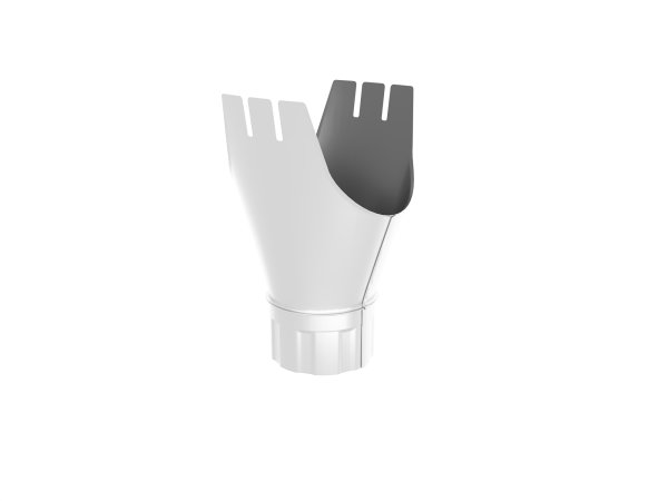 Воронка желоба Ø185/150 мм, Optima, PE, RAL 9003