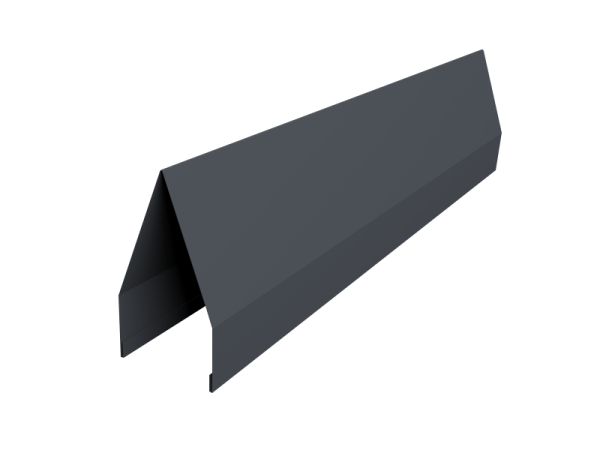 Ламель для забора жалюзи, Tokyo 0.45 мм, Drap TwinColor, RAL 7024