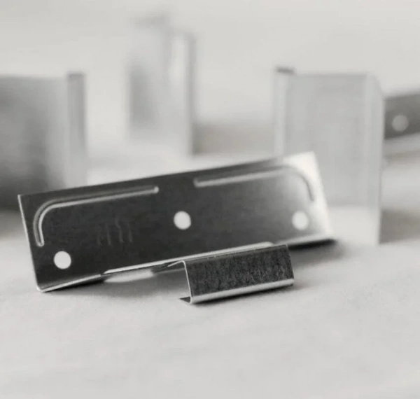 Кляммер кровельный Belaroofs, скользящий Zn, 25 мм