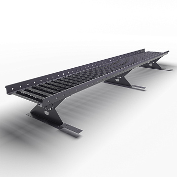 Мостик кровельный для композитной черепицы Roofsystems Prestige композит, L=2450 мм RAL 7024