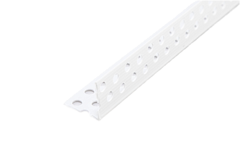 Профиль угловой ПВХ перфорированный под штукатурку 3м, Grand Line