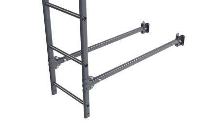 Фасадная лестница Borge, нижняя секция, L=1800 мм RAL 7024