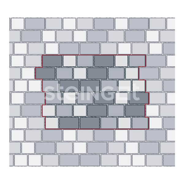 Тротуарная плитка Steingot Новый город 40 мм 160/200/240 х 160 мм, цвет: Stein Brown