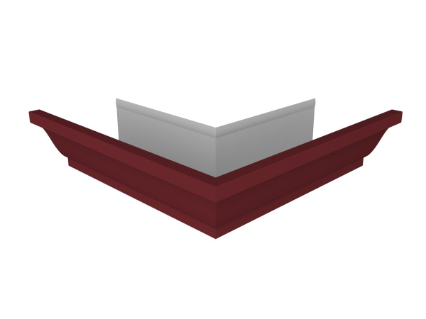 Угол желоба внешний 90° Vortex Lite, Ø 130 мм, RAL 3005