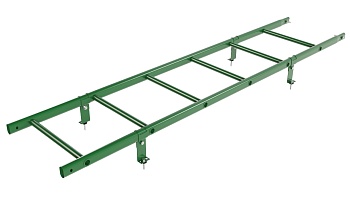 Лестница кровельная Borge, универсальная, L=1800 мм RAL 6002
