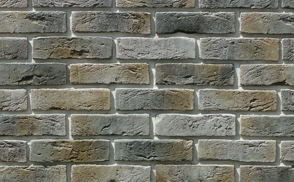 Декоративный камень White Hills Лондон Брик под Кирпич, цвет: 300-80 / серый