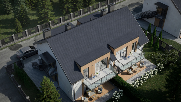 Битумная черепица Tegola Comfort, Capri цвет: nero 262, 2.9 м² / уп.