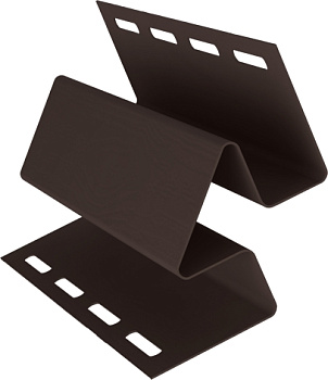 Угол внутренний пвх, Grand Line, L=3000 мм Classic Standart, цвет: коричневый