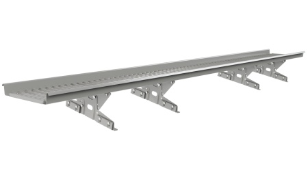Мостик кровельный Borge, для фальцевой кровли, L=3000 мм RAL 9006