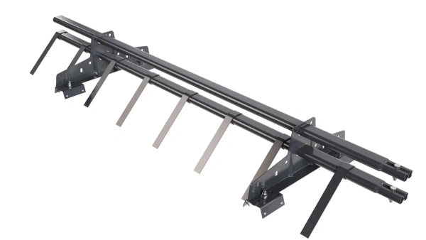 Снегозадержатель для профнастила Н-60, Н-75 Borge L=1500 мм, 2 опоры, 2 трубы, овал 25х45 RAL 7024