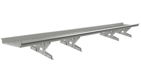 Мостик кровельный Borge, для фальцевой кровли, L=3000 мм RAL 9006