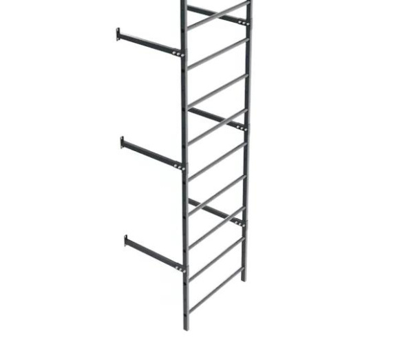 Секция пожарной лестницы Borge 800, L=3000 мм RAL 7016