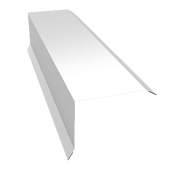 GL Торцевая планка, 80х100 мм 0.45 мм, PE, RAL 9003, L=2000 мм