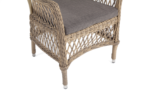 Стул плетеный из искусственного ротанга, Сицилия соломенный