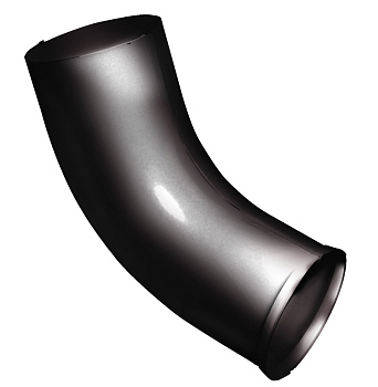 Колено стока, Grand Line Ø 90 мм, PU Matte, RAL 9005