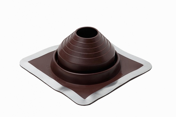 Проходной элемент Master Flash прямой №4, 75-160 мм силиконовый коричневый