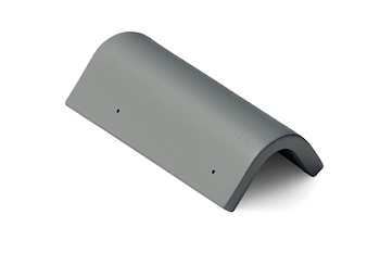 Боковая универсальная черепица Braas Тегалит цвет: графит