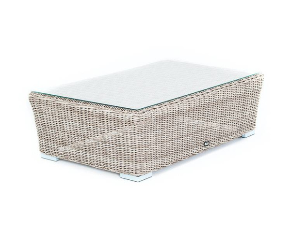 Стол журнальный из искусственного ротанга, Капучино цвет: бежевый