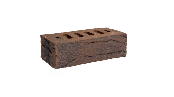 Кирпич облицовочный клинкерный Faber Jar, 0.5НФ пустотелый, цвет: коричневый, Невский, М300, 250х60х65 мм