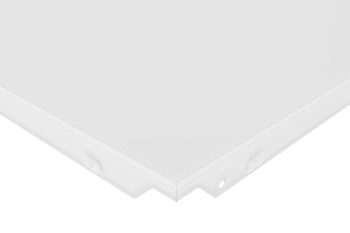 Потолочная кассета алюминиевая Grand Line, Tegular 45°, закрытого типа, 600х600 мм 0.4 мм, Al, белый