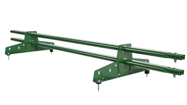 Снегозадержатель универсальный Borge L=1500 мм, 2 опоры, 2 трубы, овал 25х45 RAL 6002