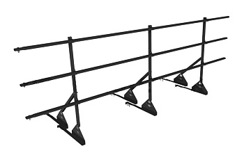 Ограждение кровельное для натуральной черепицы Roofsystems Prestige натур, H=900 мм RAL 7016, L=3000 мм