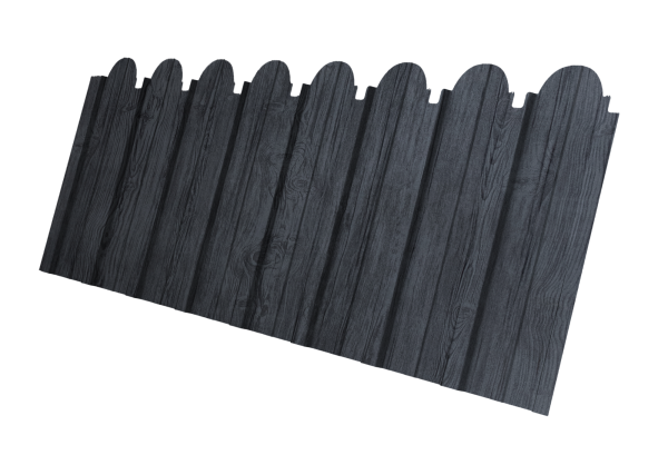 Профилированный лист GL C10 A фигурный, 0.45 мм, Print Premium, Grey Wood TwinColor Профилированный лист GL C10 A фигурный, 0.45 мм, Print Premium, Grey Wood TwinColor
