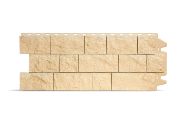 Фасадные панели Docke Fels, 1072х450 мм Premium, цвет: слоновая кость