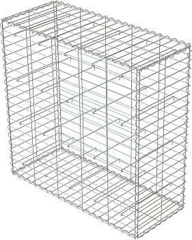 GL Габион 1.0х0.4х1.0 м, Zn