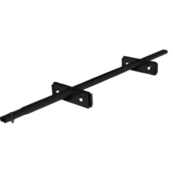 Снегозадержатель для фальцевой кровли Roofsystems Prestige Single фальц 2 опоры, 2 трубы, овал 45х25, L=1200 мм, RAL 9005