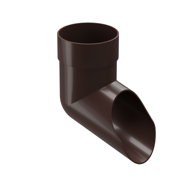 Отвод трубы, Docke, Premium Ø85 мм, цвет: шоколад