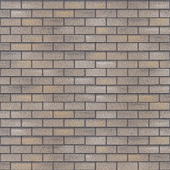 Фасадная плитка Hauberk кирпич, уп 2.0 м² цвет: серо-бежевый