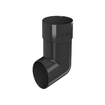 Слив трубы, Технониколь пвх, стандарт Ø82 мм, цвет: черный