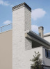 Кварцит, 3D панель из камня, 350х180 мм, Modern White Quartz