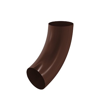 Колено трубы 72° Aquasystem Премиум Ø 100 мм, PU, RAL 8017