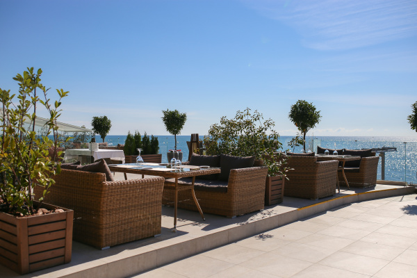 Диван 2-местный из искусственного ротанга, Капучино коричневый