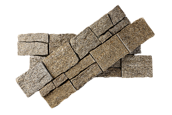Гранит, 3D панель из камня, 550х200 мм, Country Sesame Yellow
