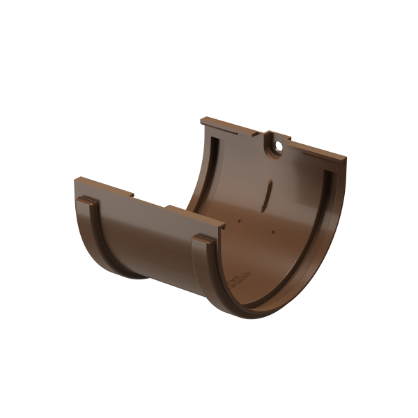Соединитель желобов, Docke Standart, Ø120 мм, цвет: светло-коричневый
