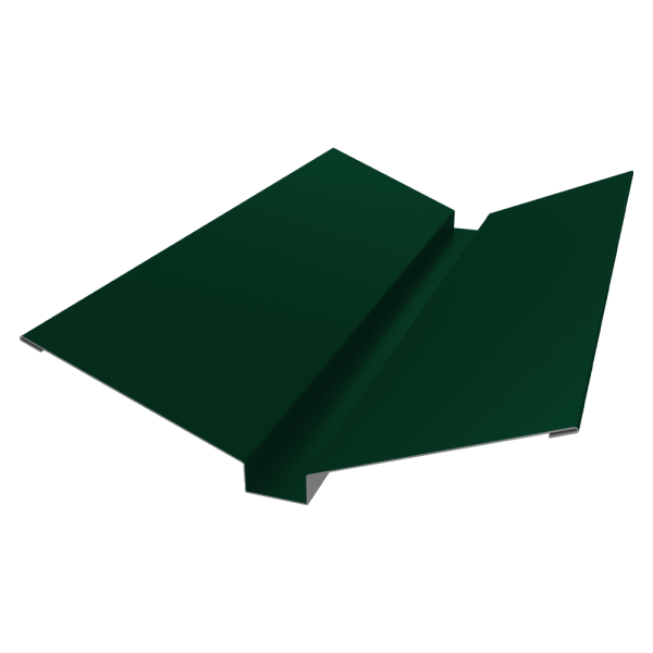 GL Планка ендовы верхней, 115х30х115 мм 0.45 мм, Drap, RAL 6005, L=3000 мм