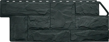 Фасадные панели Альта Профиль, Гранит ЭКО, 1130 х 480 мм цвет: графит