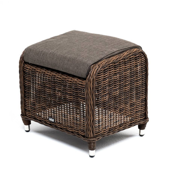 Пуф плетеный из искуственного ротанга, Толедо цвет: коричневый