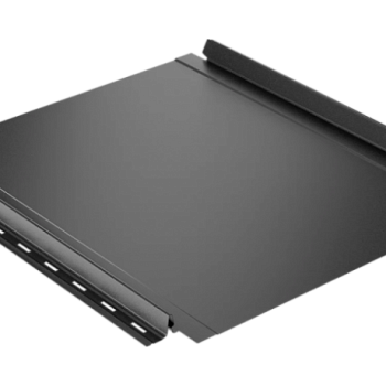 Самозащелкивающаяся кровля EasyRoof 276 с подгибом 0.5 мм, Rooftop Бархат 275, RAL 9005