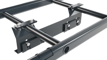 Лестница кровельная Borge, для фальцевой кровли, L=2700 мм RAL 7016