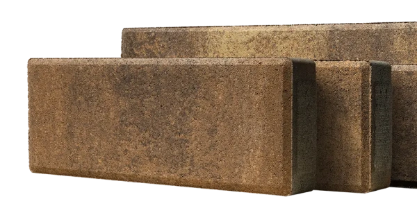 Тротуарная плитка Braer Домино 60 мм 280х120, 360х120, 480х120, 480х160, 640х160 мм, цвет: Color Mix Каньон