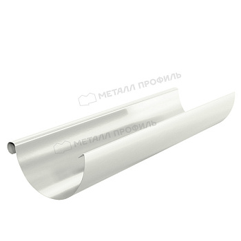 Желоб водосточный Ø125 мм Металл Профиль Foramina, L=3000 мм, PUR, RAL 9010