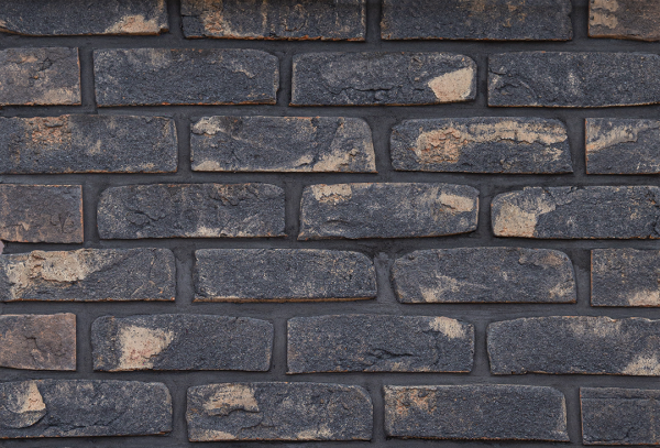 Кирпич ручной формовки Faber Jar Петровский штандарт полнотелый, цвет: черный, под старину, М125, 215x102x65 мм